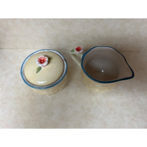 Vintage Better Homes and Gardens Country Inn Sugar and Creamer - Picture 2 of 3